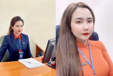 Em nhân viên ngân hàng vếu bự mịn màng